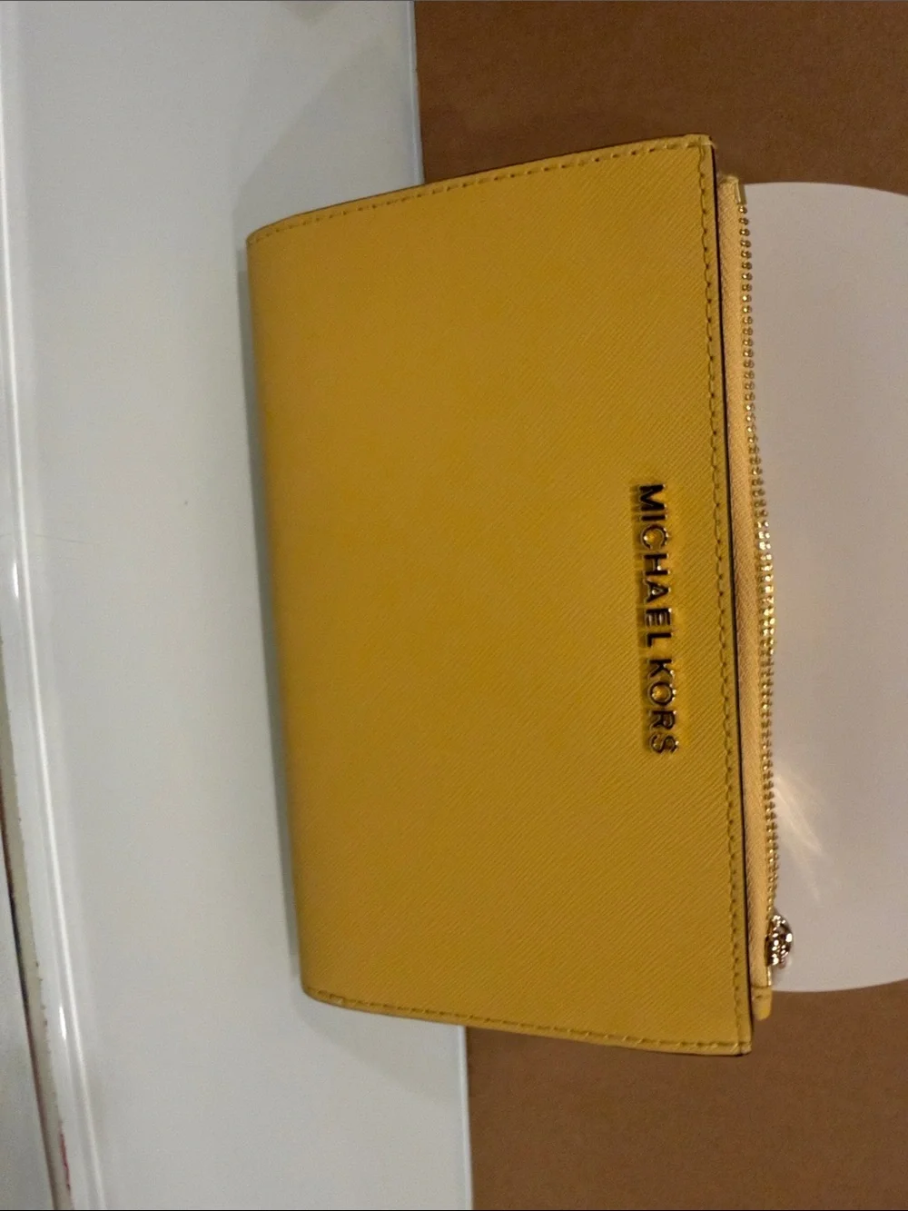 Michael Kors compact saffiano